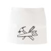 MI003 Colore Italiano Grembiule corto senza tasche 65% poliestere 35% cotone 195gr Thumbnail