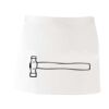 MI003 Colore Italiano Grembiule corto senza tasche 65% poliestere 35% cotone 195gr Thumbnail