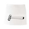 MI003 Colore Italiano Grembiule corto senza tasche 65% poliestere 35% cotone 195gr Thumbnail
