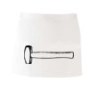 MI003 Colore Italiano Grembiule corto senza tasche 65% poliestere 35% cotone 195gr Thumbnail