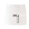 MI003 Colore Italiano Grembiule corto senza tasche 65% poliestere 35% cotone 195gr Thumbnail