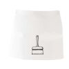MI003 Colore Italiano Grembiule corto senza tasche 65% poliestere 35% cotone 195gr Thumbnail