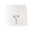 MI003 Colore Italiano Grembiule corto senza tasche 65% poliestere 35% cotone 195gr Thumbnail