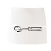 MI003 Colore Italiano Grembiule corto senza tasche 65% poliestere 35% cotone 195gr Thumbnail