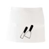 MI003 Colore Italiano Grembiule corto senza tasche 65% poliestere 35% cotone 195gr Thumbnail