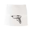 MI003 Colore Italiano Grembiule corto senza tasche 65% poliestere 35% cotone 195gr Thumbnail