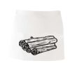 MI003 Colore Italiano Grembiule corto senza tasche 65% poliestere 35% cotone 195gr Thumbnail