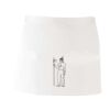 MI003 Colore Italiano Grembiule corto senza tasche 65% poliestere 35% cotone 195gr Thumbnail