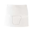 MI003 Colore Italiano Grembiule corto senza tasche 65% poliestere 35% cotone 195gr Thumbnail