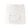 MI003 Colore Italiano Grembiule corto senza tasche 65% poliestere 35% cotone 195gr Thumbnail