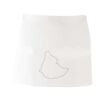 MI003 Colore Italiano Grembiule corto senza tasche 65% poliestere 35% cotone 195gr Thumbnail