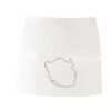 MI003 Colore Italiano Grembiule corto senza tasche 65% poliestere 35% cotone 195gr Thumbnail