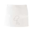 MI003 Colore Italiano Grembiule corto senza tasche 65% poliestere 35% cotone 195gr Thumbnail