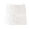 MI003 Colore Italiano Grembiule corto senza tasche 65% poliestere 35% cotone 195gr Thumbnail
