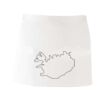 MI003 Colore Italiano Grembiule corto senza tasche 65% poliestere 35% cotone 195gr Thumbnail