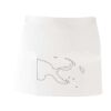MI003 Colore Italiano Grembiule corto senza tasche 65% poliestere 35% cotone 195gr Thumbnail