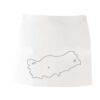 MI003 Colore Italiano Grembiule corto senza tasche 65% poliestere 35% cotone 195gr Thumbnail