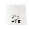 MI003 Colore Italiano Grembiule corto senza tasche 65% poliestere 35% cotone 195gr Thumbnail