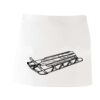 MI003 Colore Italiano Grembiule corto senza tasche 65% poliestere 35% cotone 195gr Thumbnail