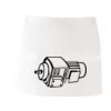 MI003 Colore Italiano Grembiule corto senza tasche 65% poliestere 35% cotone 195gr Thumbnail