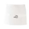 MI003 Colore Italiano Grembiule corto senza tasche 65% poliestere 35% cotone 195gr Thumbnail