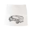 MI003 Colore Italiano Grembiule corto senza tasche 65% poliestere 35% cotone 195gr Thumbnail