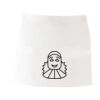 MI003 Colore Italiano Grembiule corto senza tasche 65% poliestere 35% cotone 195gr Thumbnail