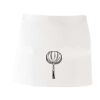 MI003 Colore Italiano Grembiule corto senza tasche 65% poliestere 35% cotone 195gr Thumbnail