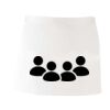 MI003 Colore Italiano Grembiule corto senza tasche 65% poliestere 35% cotone 195gr Thumbnail