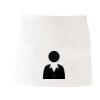 MI003 Colore Italiano Grembiule corto senza tasche 65% poliestere 35% cotone 195gr Thumbnail