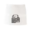 MI003 Colore Italiano Grembiule corto senza tasche 65% poliestere 35% cotone 195gr Thumbnail