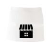 MI003 Colore Italiano Grembiule corto senza tasche 65% poliestere 35% cotone 195gr Thumbnail