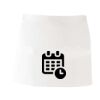 MI003 Colore Italiano Grembiule corto senza tasche 65% poliestere 35% cotone 195gr Thumbnail