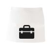 MI003 Colore Italiano Grembiule corto senza tasche 65% poliestere 35% cotone 195gr Thumbnail