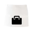 MI003 Colore Italiano Grembiule corto senza tasche 65% poliestere 35% cotone 195gr Thumbnail