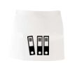 MI003 Colore Italiano Grembiule corto senza tasche 65% poliestere 35% cotone 195gr Thumbnail