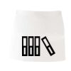MI003 Colore Italiano Grembiule corto senza tasche 65% poliestere 35% cotone 195gr Thumbnail