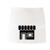 MI003 Colore Italiano Grembiule corto senza tasche 65% poliestere 35% cotone 195gr Thumbnail