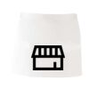 MI003 Colore Italiano Grembiule corto senza tasche 65% poliestere 35% cotone 195gr Thumbnail
