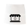 MI003 Colore Italiano Grembiule corto senza tasche 65% poliestere 35% cotone 195gr Thumbnail