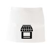 MI003 Colore Italiano Grembiule corto senza tasche 65% poliestere 35% cotone 195gr Thumbnail