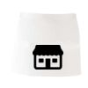MI003 Colore Italiano Grembiule corto senza tasche 65% poliestere 35% cotone 195gr Thumbnail