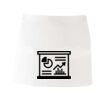 MI003 Colore Italiano Grembiule corto senza tasche 65% poliestere 35% cotone 195gr Thumbnail