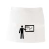 MI003 Colore Italiano Grembiule corto senza tasche 65% poliestere 35% cotone 195gr Thumbnail