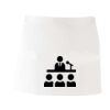 MI003 Colore Italiano Grembiule corto senza tasche 65% poliestere 35% cotone 195gr Thumbnail