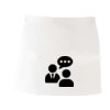 MI003 Colore Italiano Grembiule corto senza tasche 65% poliestere 35% cotone 195gr Thumbnail