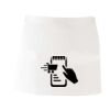 MI003 Colore Italiano Grembiule corto senza tasche 65% poliestere 35% cotone 195gr Thumbnail