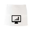 MI003 Colore Italiano Grembiule corto senza tasche 65% poliestere 35% cotone 195gr Thumbnail