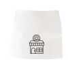 MI003 Colore Italiano Grembiule corto senza tasche 65% poliestere 35% cotone 195gr Thumbnail