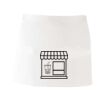 MI003 Colore Italiano Grembiule corto senza tasche 65% poliestere 35% cotone 195gr Thumbnail